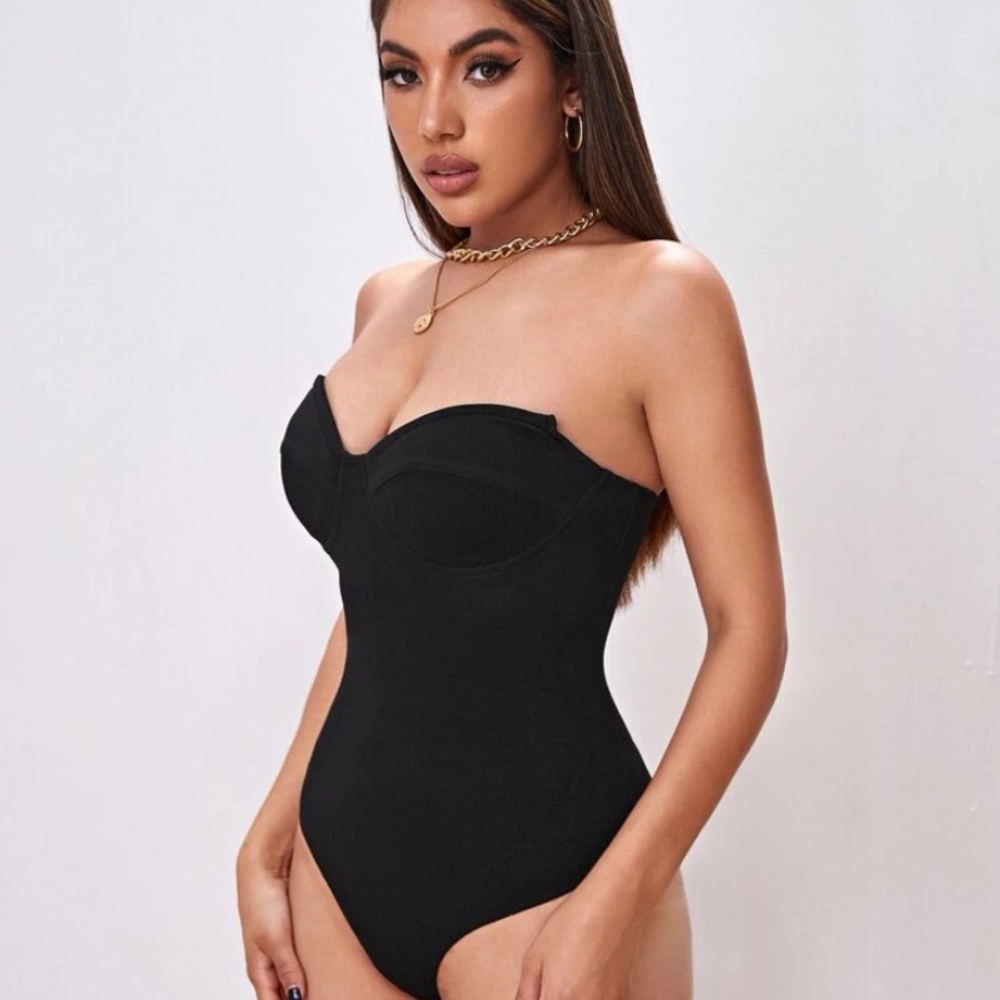 Black Tube Bodysuit